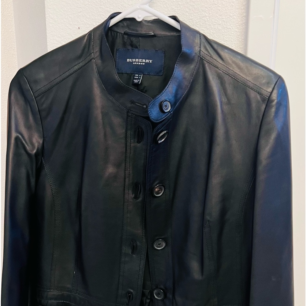 Burberry Leather Jacket